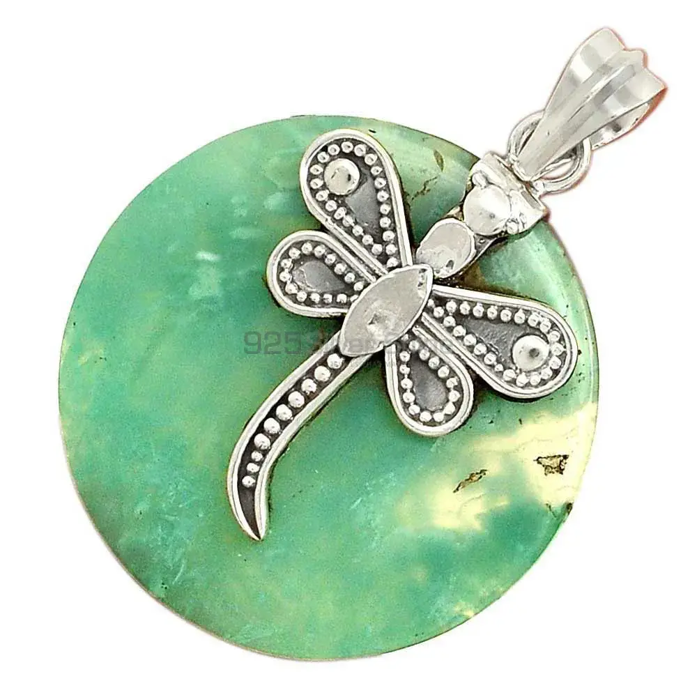 Jasper Gemstone Pendants In 925 Solid Silver Jewelry 925SP68-3_2