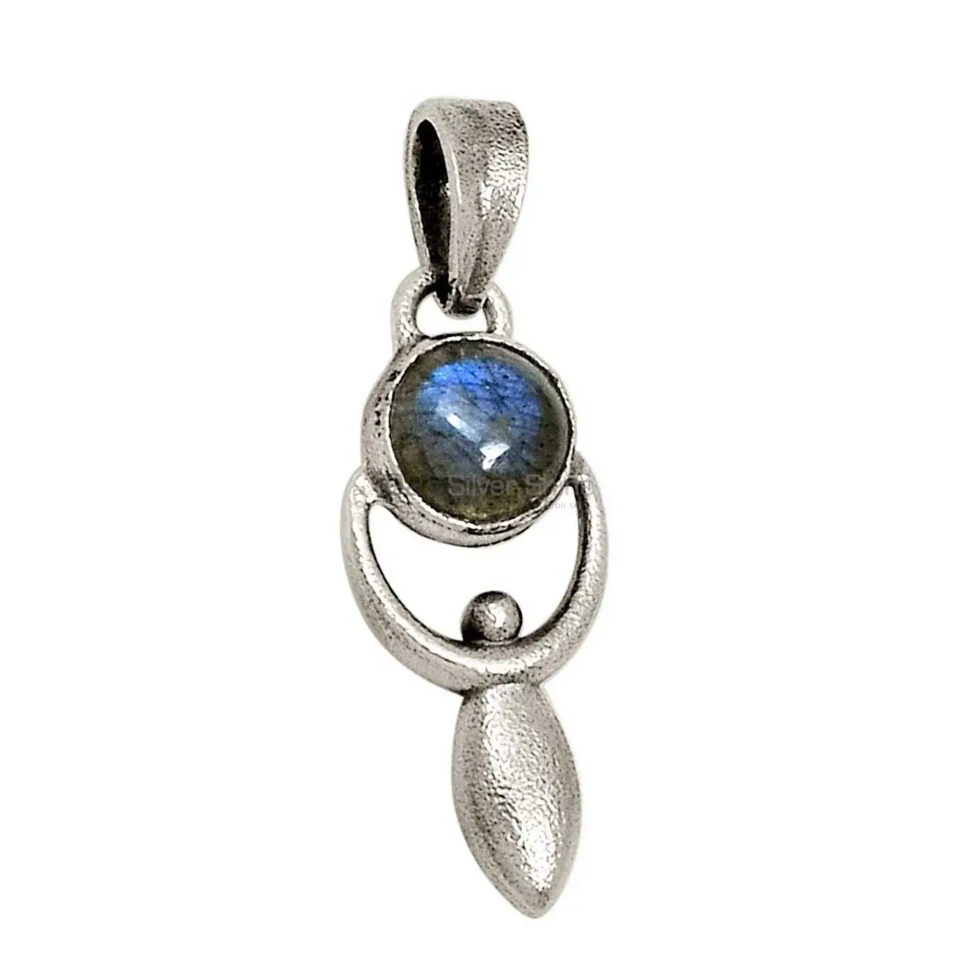 Labradorite Gemstone Pendants Wholesaler In Fine Sterling Silver Jewelry 925SP52-1_0