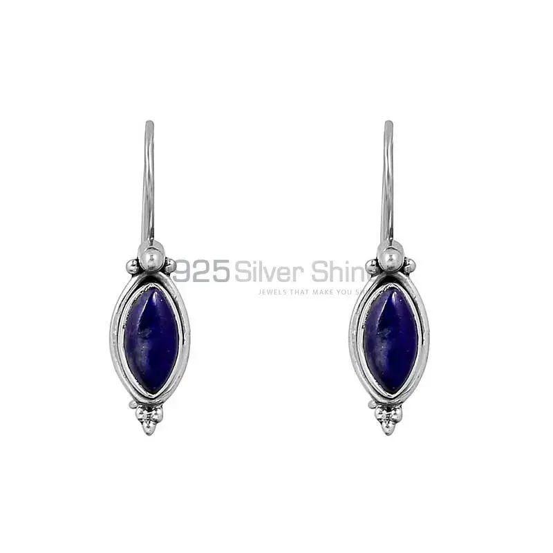 Lapis Lazuli Gemstone In 925 Sterling Silver Jewelry 925SE138_0