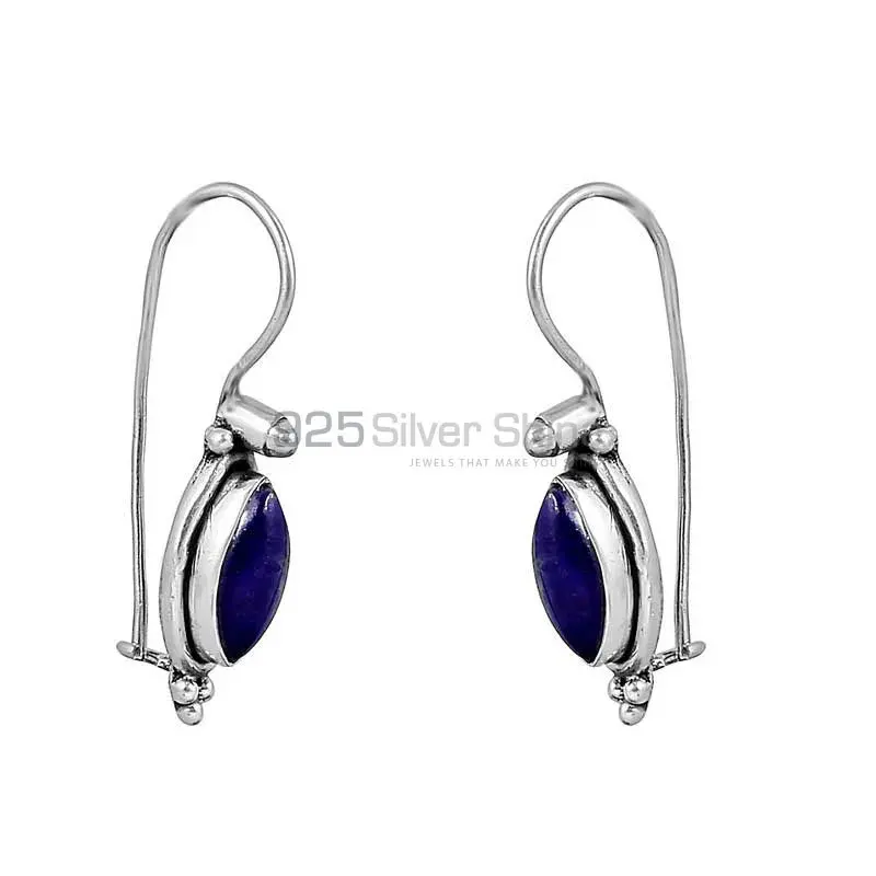 Lapis Lazuli Gemstone In 925 Sterling Silver Jewelry 925SE138_0