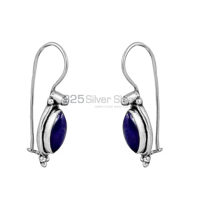 Lapis Lazuli Gemstone In 925 Sterling Silver Jewelry 925SE138_1