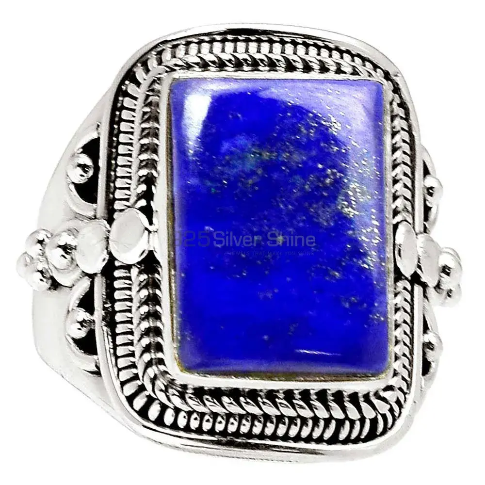 Lapis Lazuli Gemstone Ring In Silver Jewelry 925SR2313