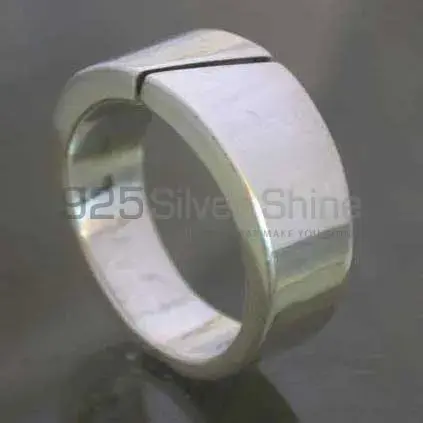 Plain Sterling Silver Rings Jewelry 925SR2463_0