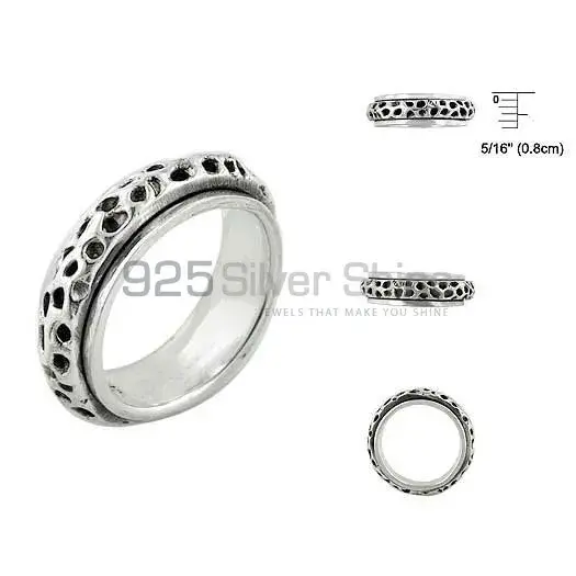 Plain Sterling Silver Rings Jewelry 925SR2658_0