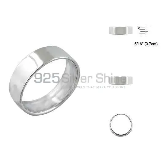 Largest Selection Plain Sterling Silver Rings Jewelry 925SR2690