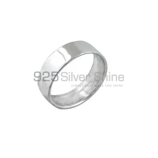 Plain Sterling Silver Rings Jewelry 925SR2690_1