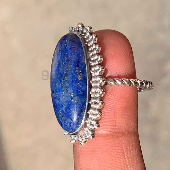 Latest Collection Antique vintage Silver Ring In Lapis Lazuli Gemstone SSR132-1_2