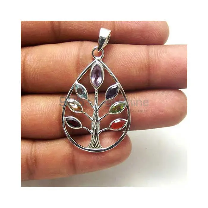 Life Of Tree Chakra With Sterling Silver Pendant SSCP153_0