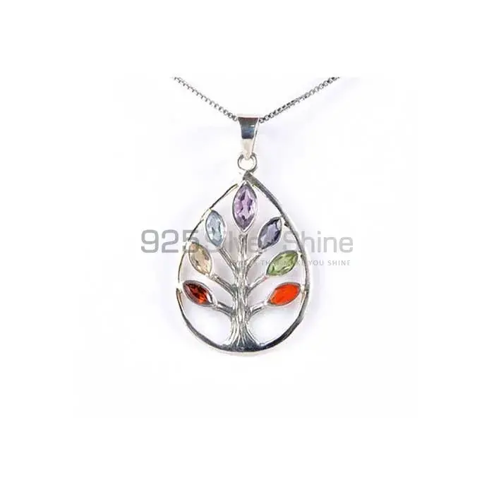 Life Of Tree Chakra Collection With Sterling Silver Pendant SSCP153_1