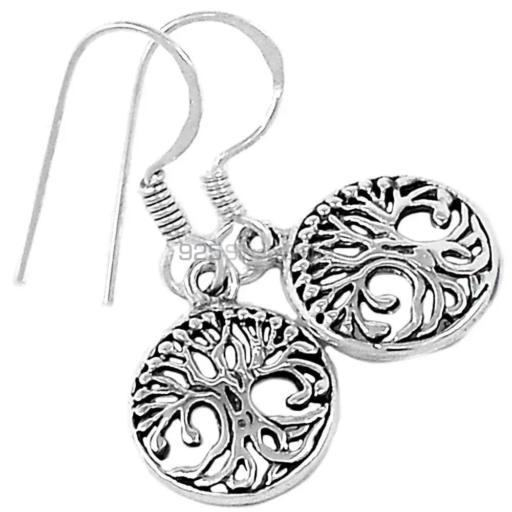 Life Of Tree Design Earrings In Fine 925 Sterling Silver 925SE2900_2