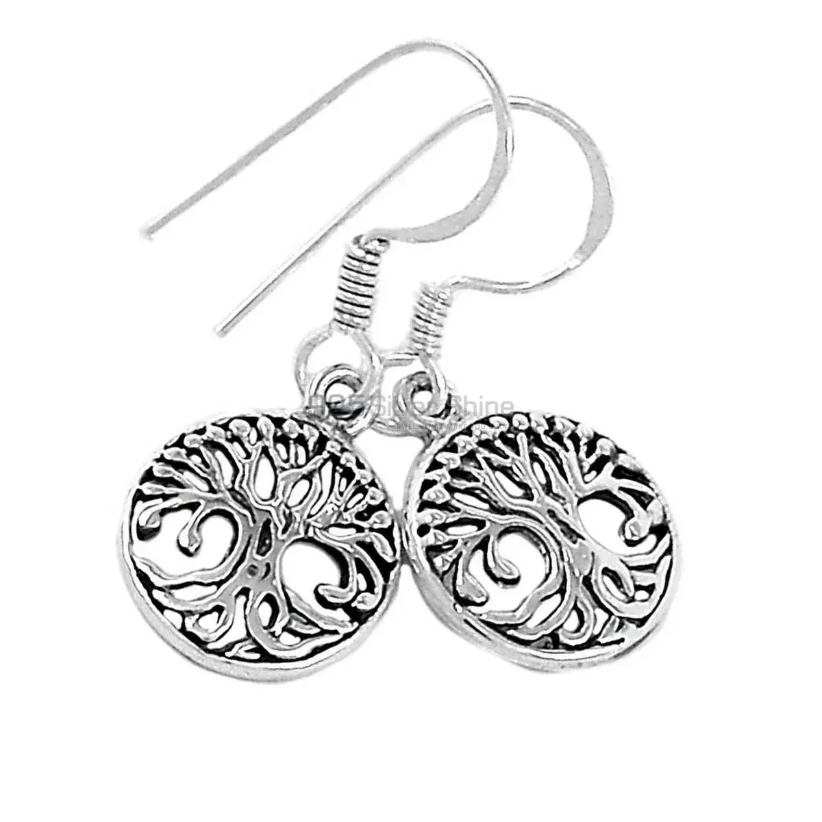 Life Of Tree Design Earrings In Fine 925 Sterling Silver 925SE2900_2