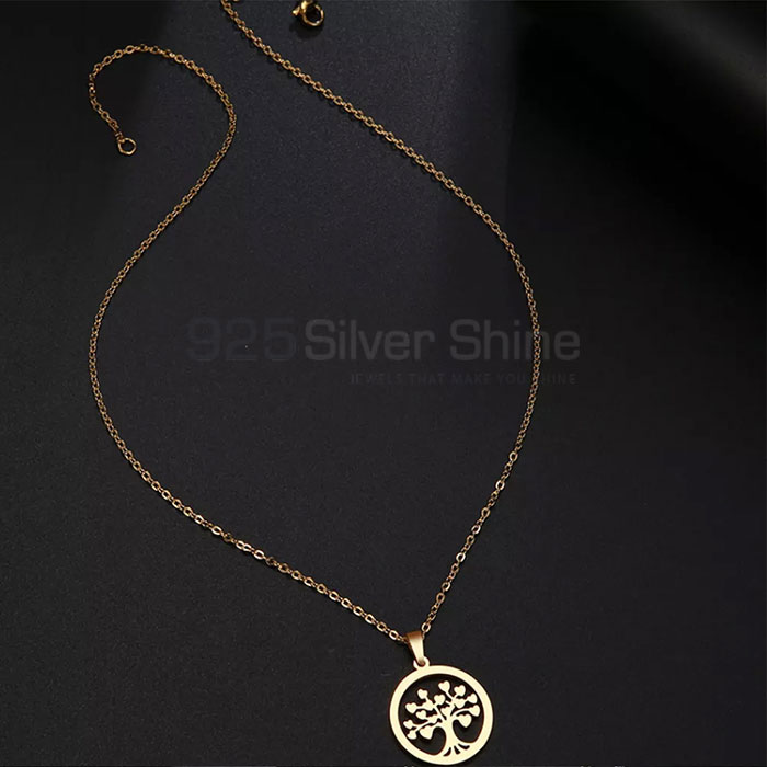 Life Of Tree Meditations Necklace In Sterling Silver TLMN611