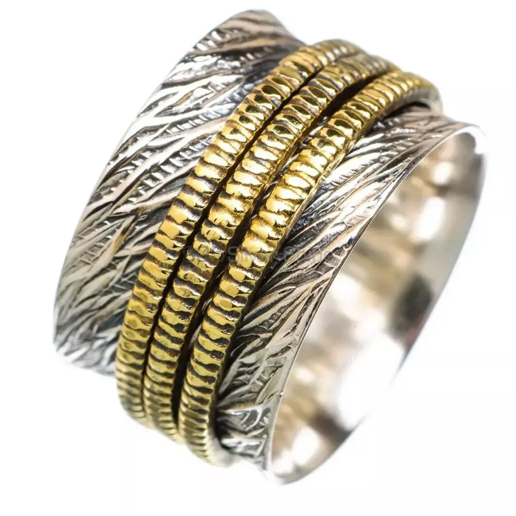 925 Stamped Handmade Spinner Rings Jewelry SMR108