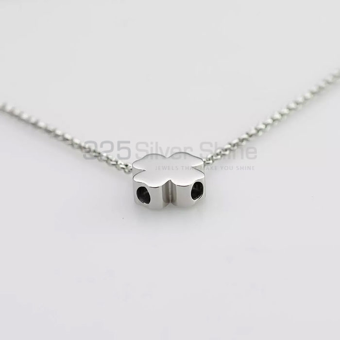 Clover Minimalist Necklace In 925 Sterling Silver CFMN40_1