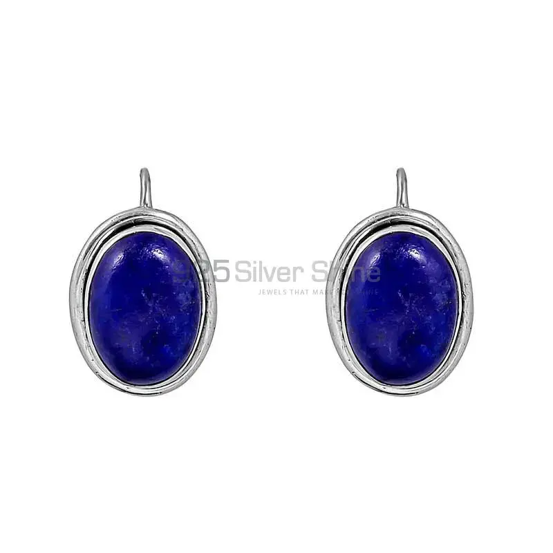 Lapis Lazuli Gemstone Earring In 925 Sterling Silver Jewelry 925SE136_0