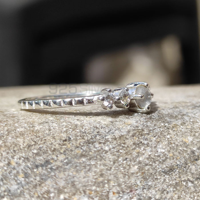 Sterling Silver Ring In Rainbow Moonstone SSR48_1