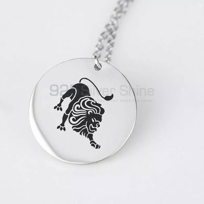 Lion Necklace, Stunning Animal Minimalist Necklace In 925 Sterling Silver AMN242