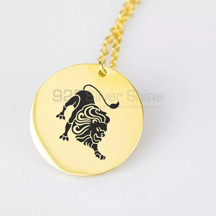 Lion Necklace, Stunning Animal Minimalist Necklace In 925 Sterling Silver AMN242_0
