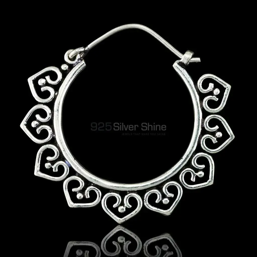 Lotus Flower Mandala Earring In 925 Silver Jewelry 925ME106_0