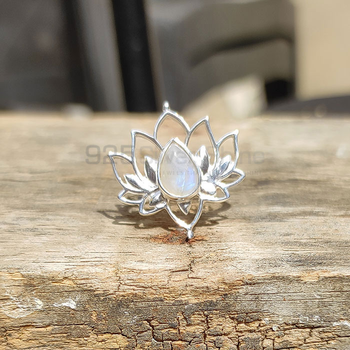 Louts Design Rainbow Moonstone Ring In Sterling Silver SSR46_0