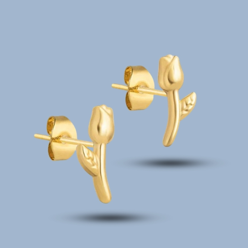 Louts 925 Sterling Silver Plain Earring Stud 925She246