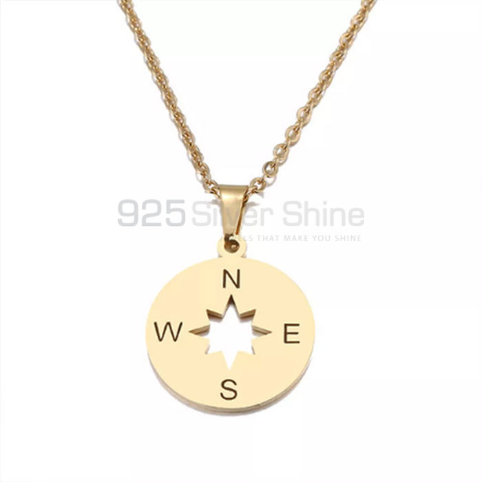 Loved Ones Elegant Compass Necklace In Sterling Silver COMN47_0