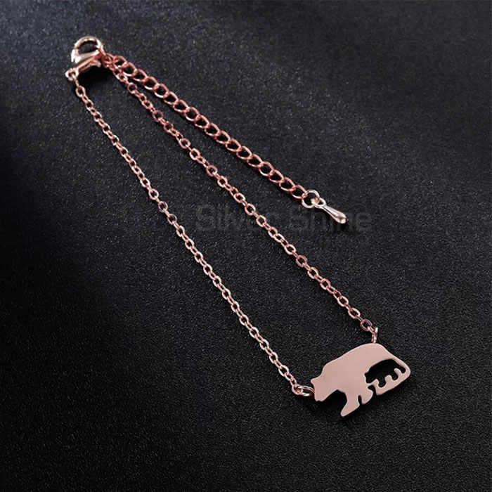 Mama Bear Bracelet, Animal Minimalist Bracelet In 925 Sterling Silver AMB15_2