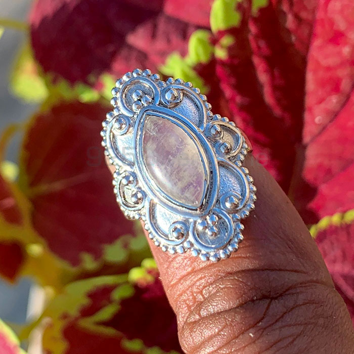Marquise Rainbow Moonstone Ring In Sterling Silver Jewelry SSR221_1