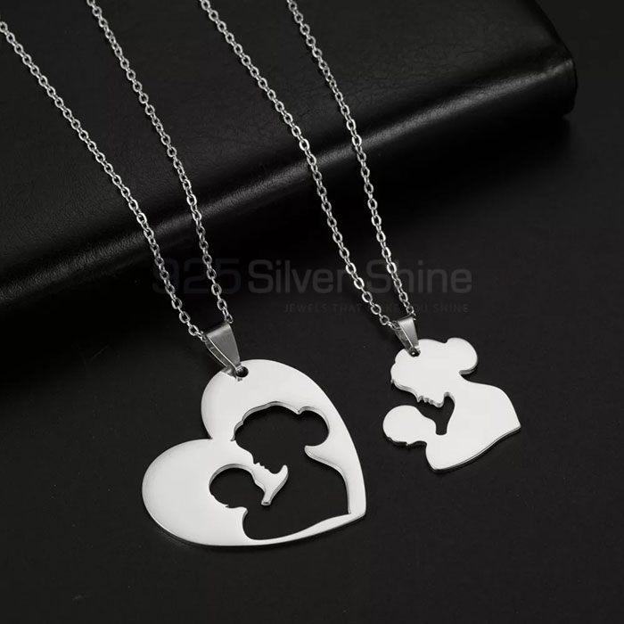 Matching Mother Daughter Necklaces In 925 Sterling Silver FAMN129