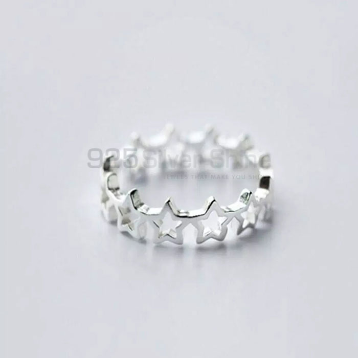Mini Too Much Star Ring Band In Sterling Silver STMR541