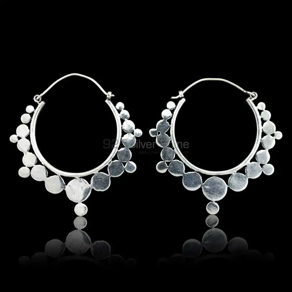 Moon Mandala Handmade Earring In 925 Solid Silver Jewelry 925ME110