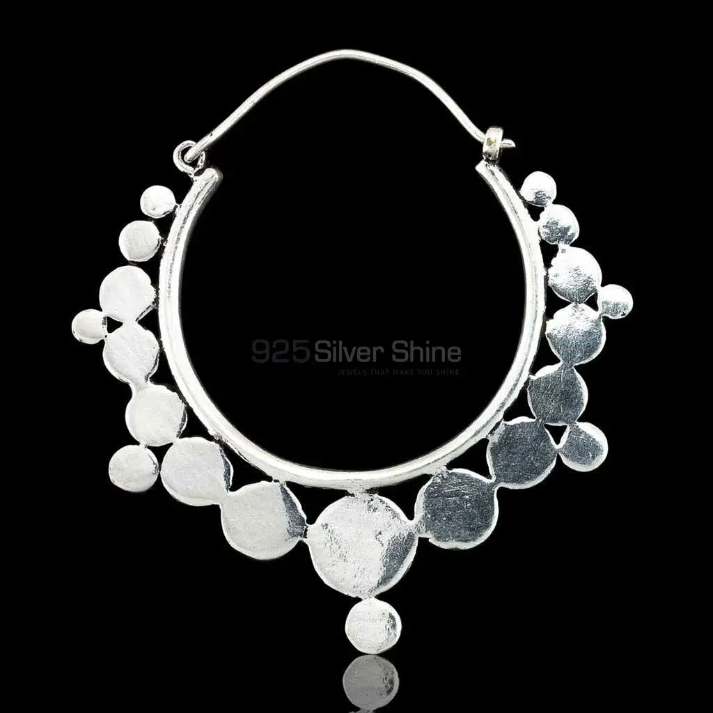 Moon Mandala Handmade Earring In 925 Solid Silver Jewelry 925ME110_0