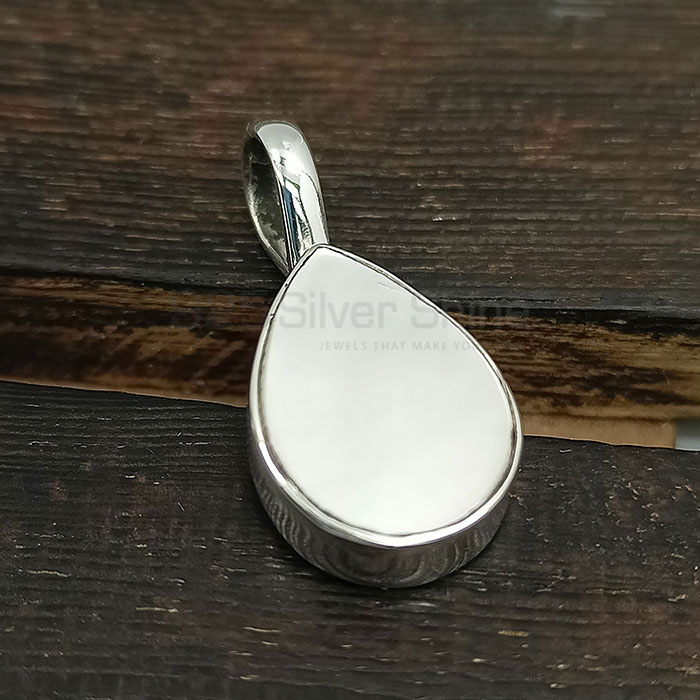 Mother Of Pearl Gemstone Pendant In Sterling Silver 925NSP08_1