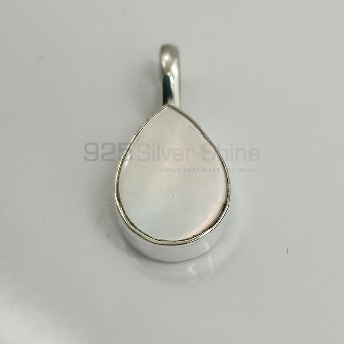 Mother Of Pearl Gemstone Pendant In Sterling Silver 925NSP08_3