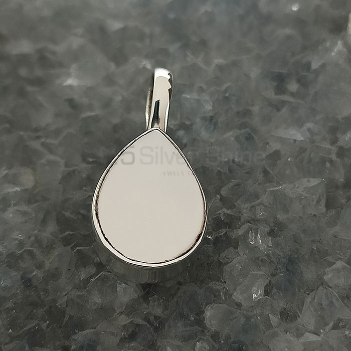 Mother Of Pearl Gemstone Pendant In Sterling Silver 925NSP08_4