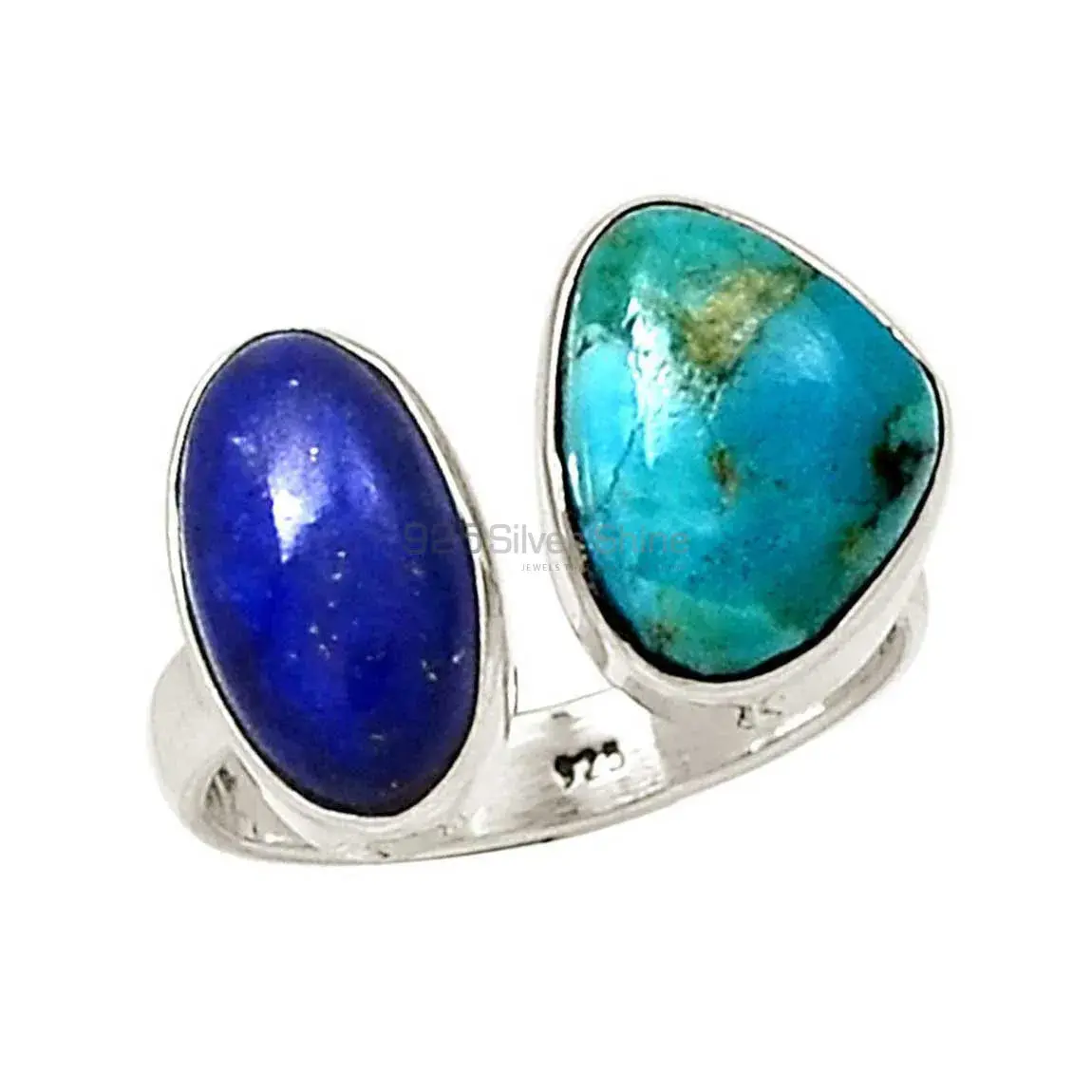 Multi Cab Stone Rings In 925 Silver 925SR2244