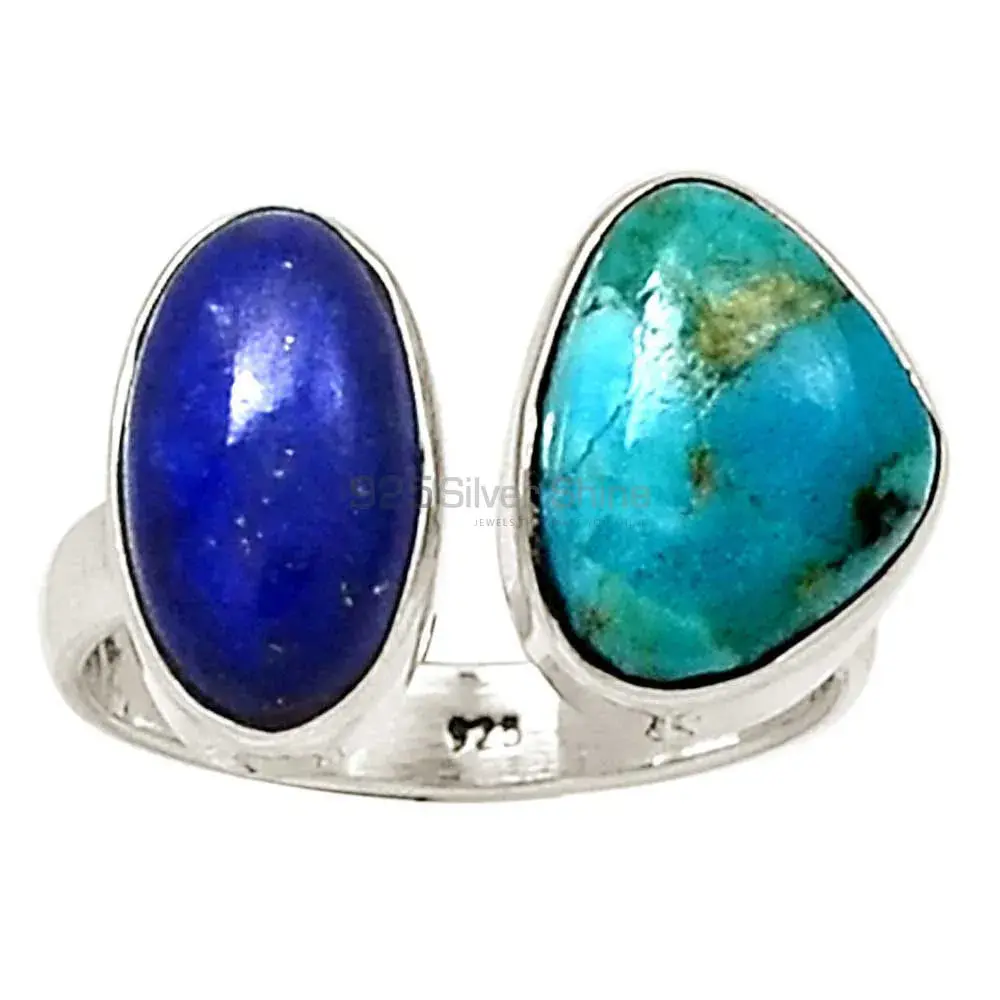 Multi Cab Stone Rings In 925 Silver 925SR2244_1