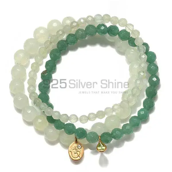 Multi Gemstone Beads Bracelets 925BB267