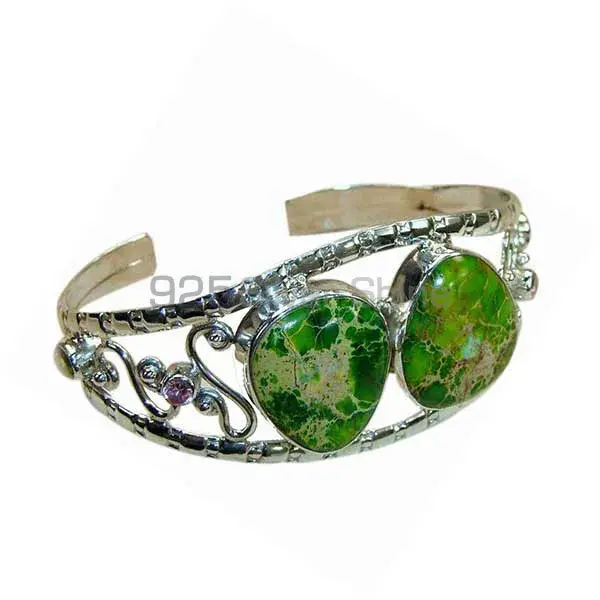 Multi Gemstone Cuff Bangles In 925 Sterling Silver 925SSB158_0