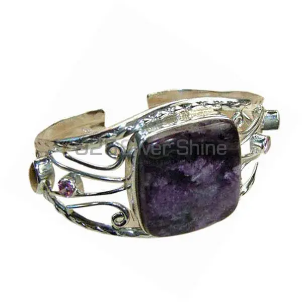 Multi Gemstone Cuff Bangles In 925 Sterling Silver Jewelry 925SSB160_0