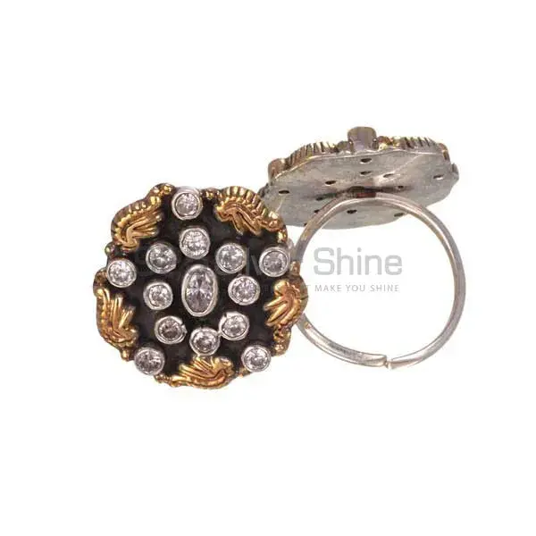 Multi Gemstone Toe Ring In Solid Silver Jewelry 925STR20