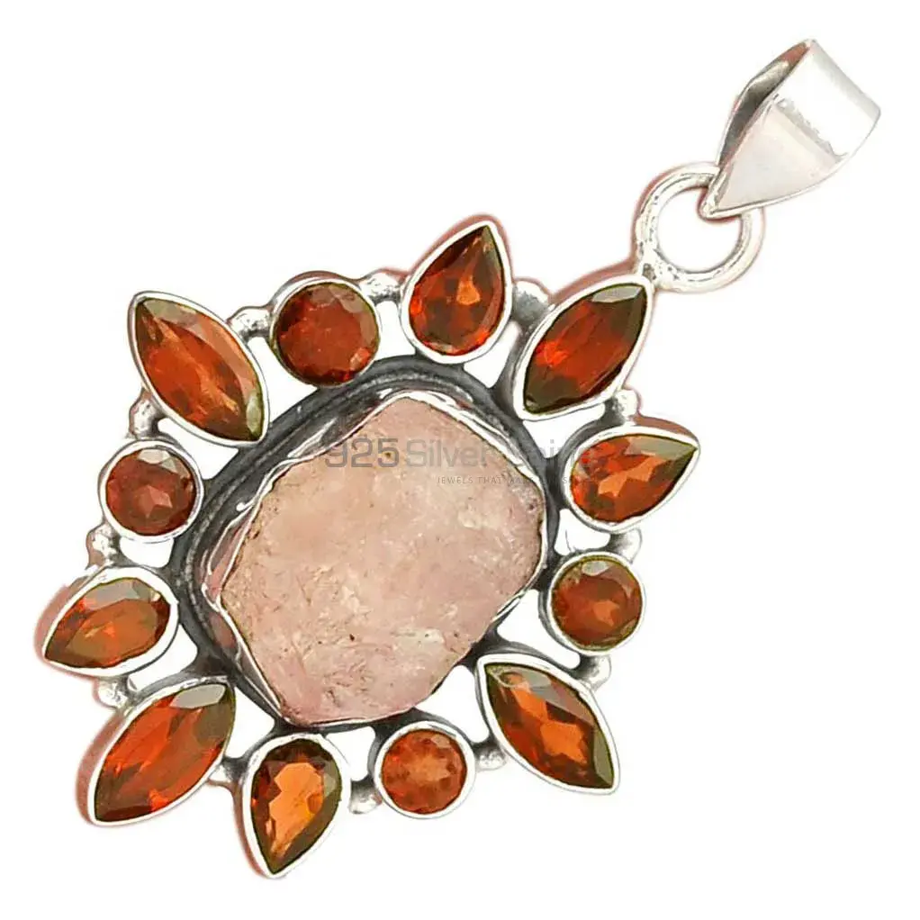 Multi Gemstone Top Quality Pendants In Solid Sterling Silver Jewelry 925SP078-2_2