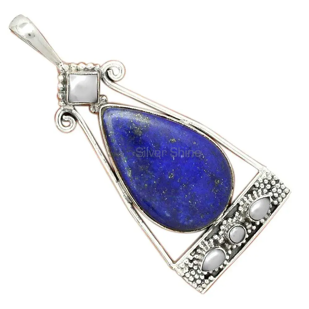 Multi Gemstone Top Quality Pendants In Solid Sterling Silver Jewelry 925SP25-4