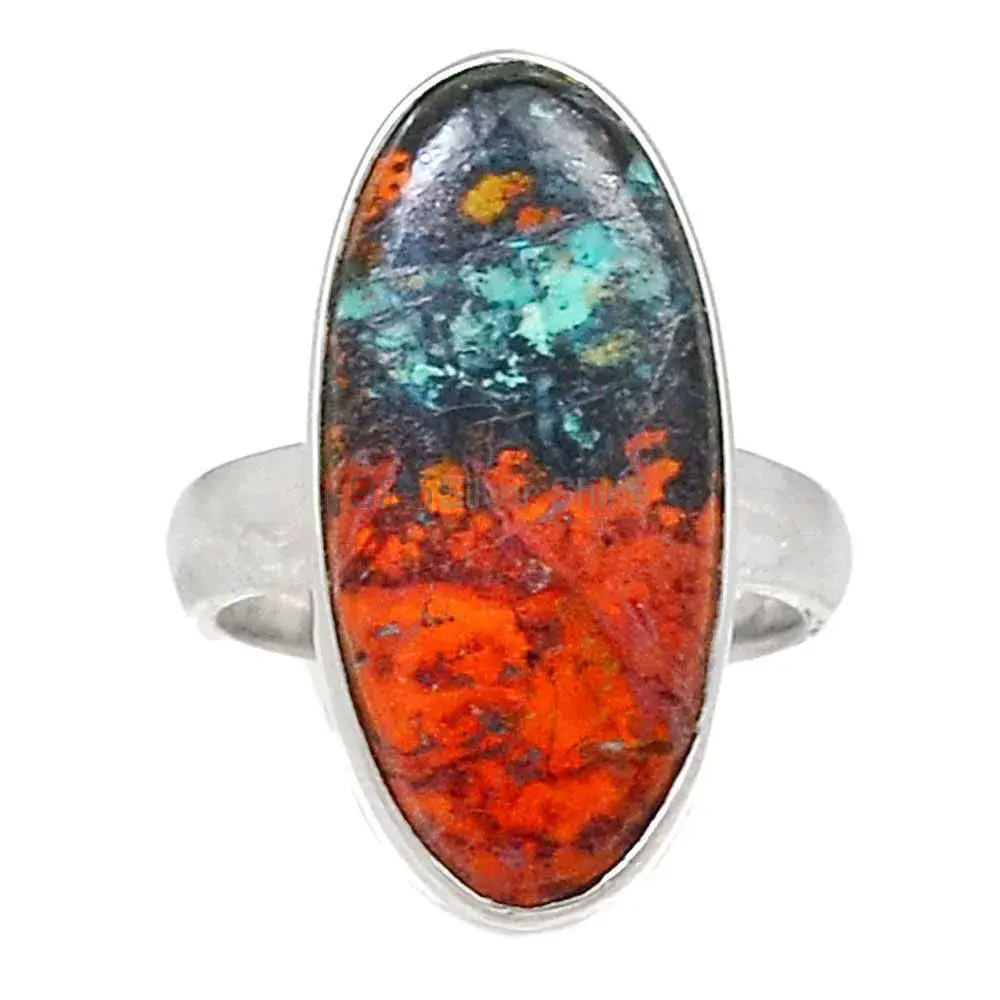 Multi Semi Precious Gemstone Ring In 925 Sterling Silver 925SR2281_1