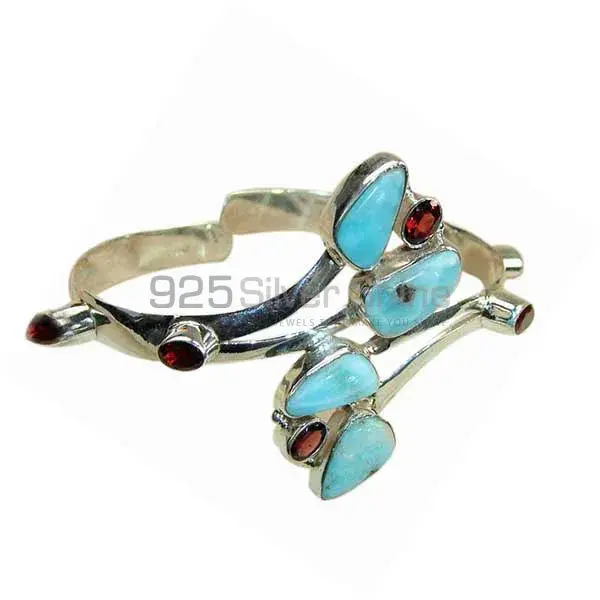 Multi Semi Precious Gemstone Bracelet In 925 Sterling Silver Jewelry 925SSB146_0