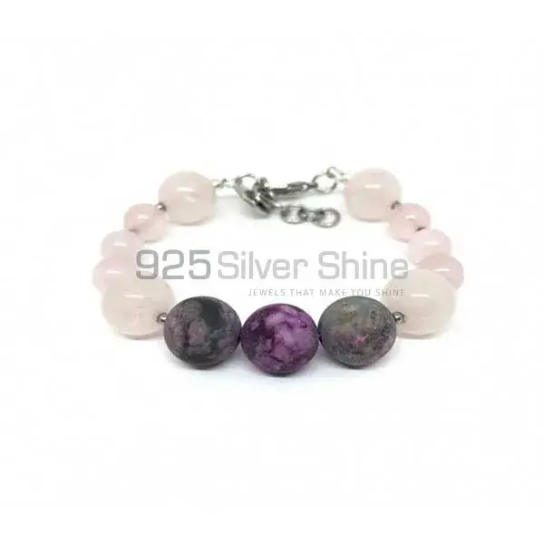 Multi Stone Beaded Bracelets 925BB315