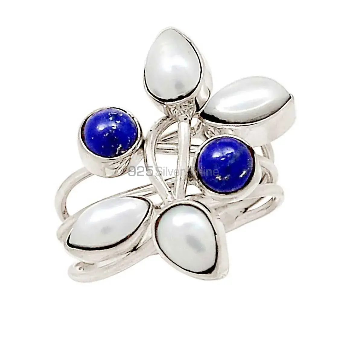 Multi Stone Rings In Best Fine Silver Jewelry 925SR2242