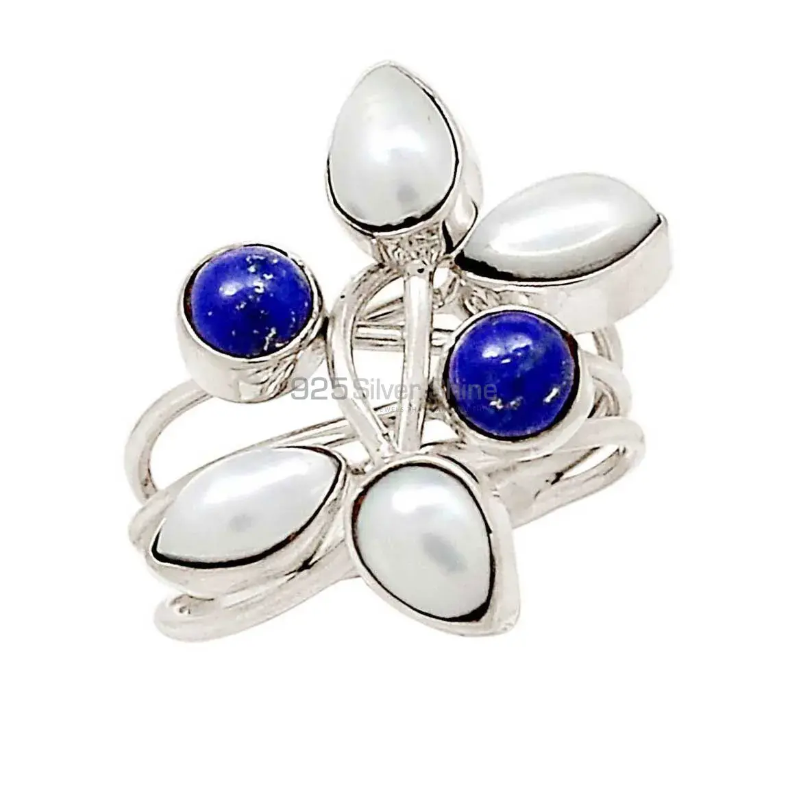 Multi Stone Rings In Fine Silver Jewelry 925SR2242_0