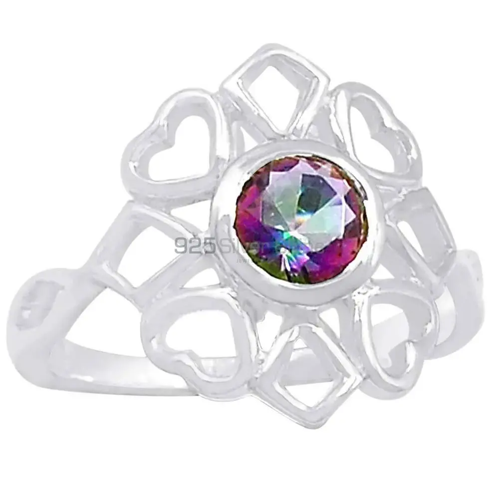 Mystic Topaz Gemstone Handmade Ring In 925 Silver 925SR091-3_0