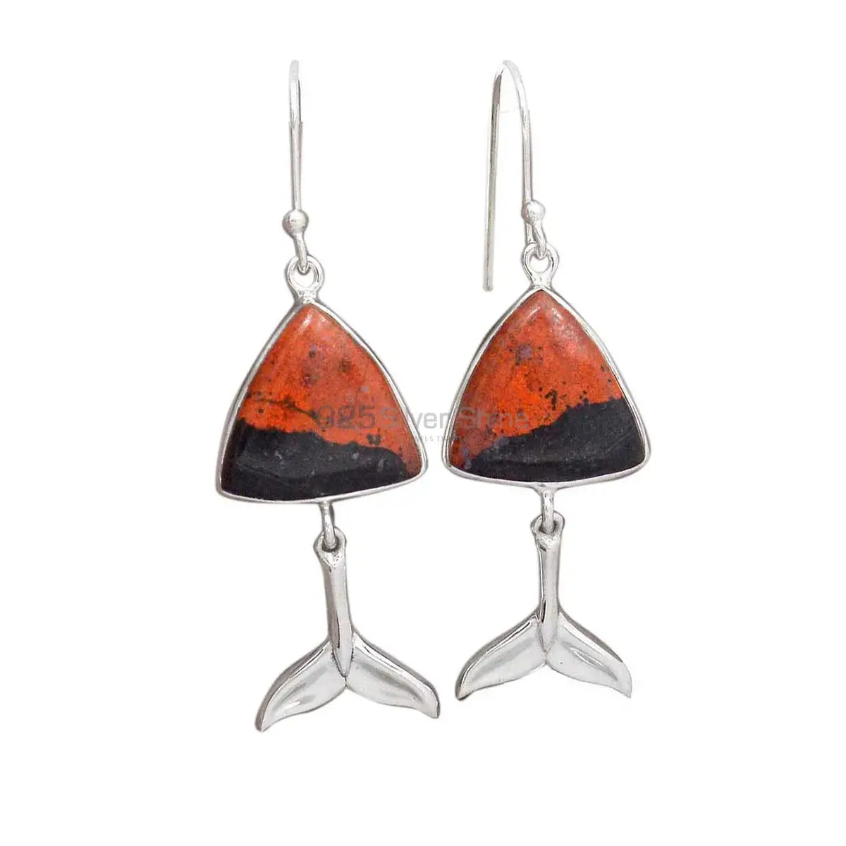 Natural Gemstone Earrings In 925 Sterling Silver 925SE2181